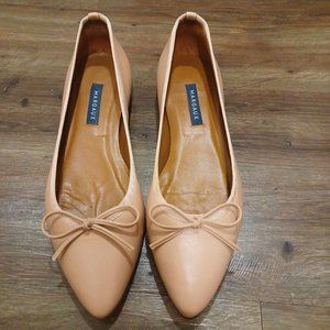 Margaux Pointe Leather Flat